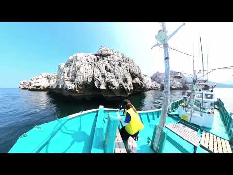 あくびんちゃん 漁船で 白崎クルージング しらしょう テスティモーネ