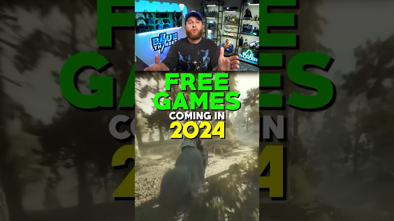 FREE GAMES coming in 2024 Part 1!