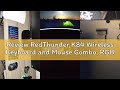 Review RedThunder K84 Wireless Keyboard and Mouse Combo, RGB Backlit Rechargeable Battery, 75% Layou