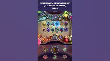 The Best Way To Use Eternal Knight | Hearthstone Battlegrounds #shorts