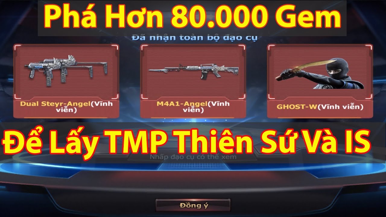Bình Luận CFL | Đập Phá Hơn 80.000 Gem Chỉ Để Lấy TMP và Nv Ghost | Phiêu AG ✔️
