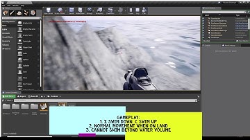 Level Design Following Basic Tutorials to Make Swimmable Water