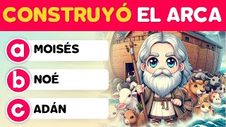 25 PREGUNTAS DE LA BIBLIA PARA NIÑOS SOBRE EL DILUVIO 🌧️  | FÁCILES