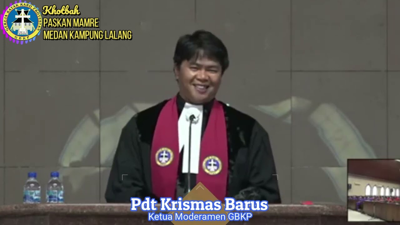 Lukas 24:13-32-Paskah Mamre Klasis Medan Kampung Lalang di GBKP Bt Serangan-Pdt Krismas Imanta Barus