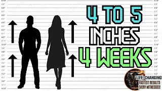 Sadece 4 Haftada 10-12 Cm Daha Uzun Olun Güçlü Boy Uzatma Frekansı