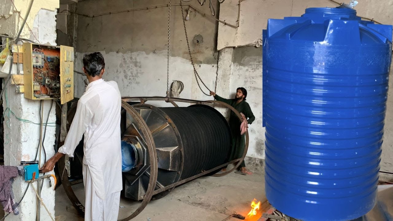 HOW PLASTIC WATER TANK IS PROCESSED / MAKING WATER TANK YouTube