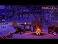 ☃️COZY WINTER CAMPFIRE AMBIENCE: Crackling Fire, Matches, Hooting Owls