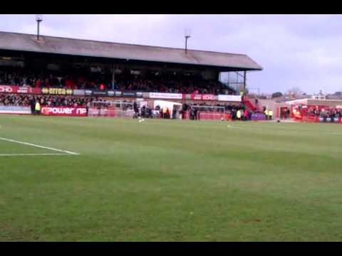 cheltenham town v Bristol Rovers before the match