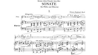 Günter Raphael - Sonata for Flute and Piano in E Minor, Op. 8