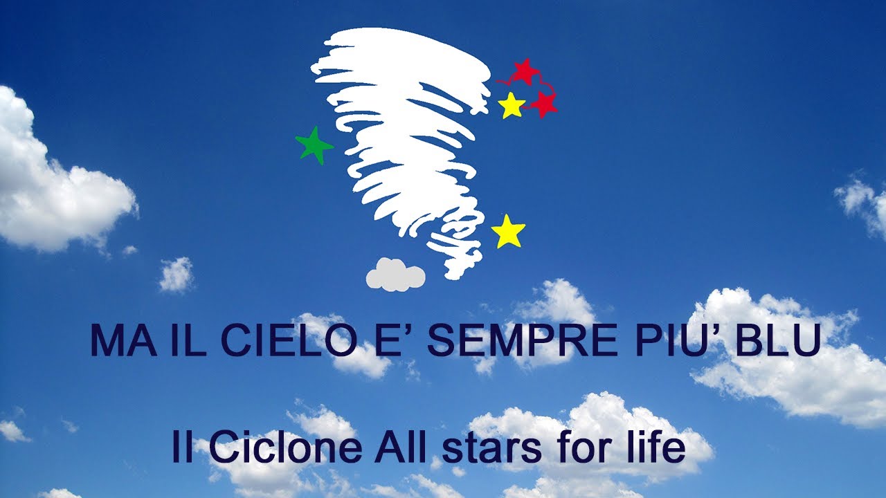 ma il cielo è sempre più blu testo