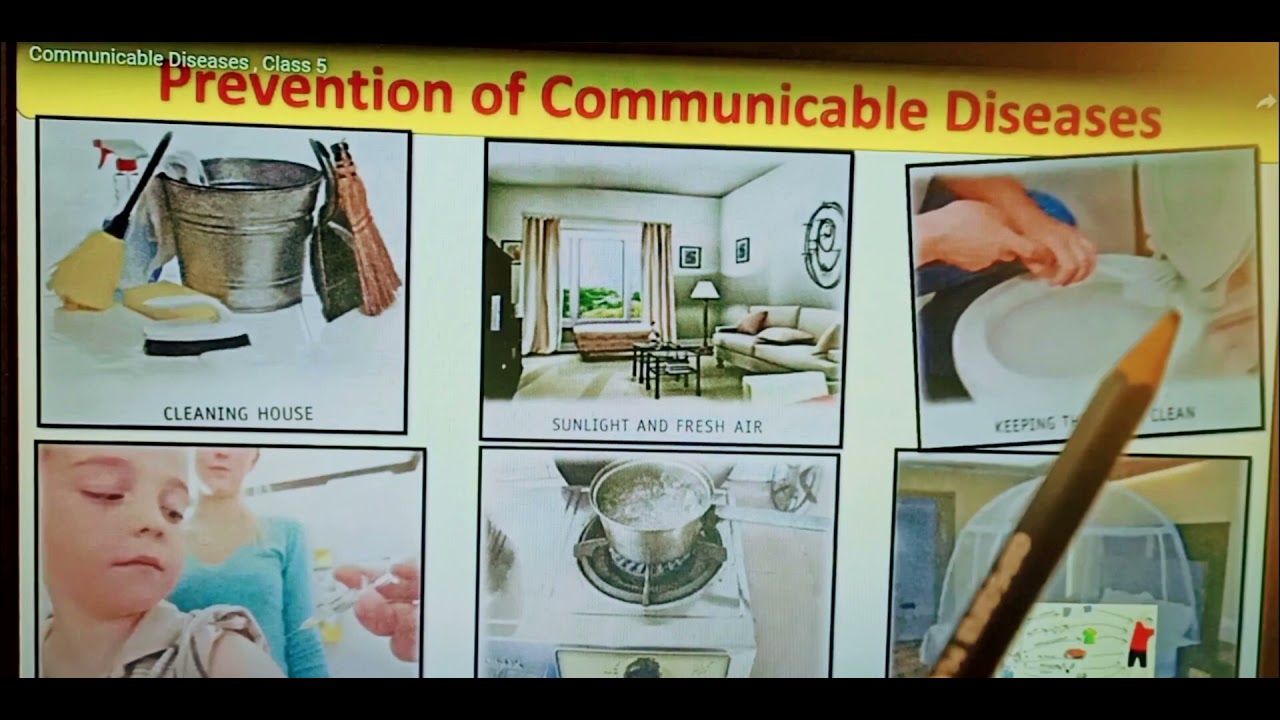 class 5 prevention of communicable diseases - YouTube