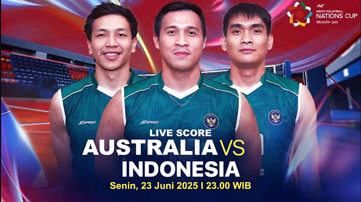 🔴LIVE AUSTRALIA VS INDONESIA, AVC MEN'S NATIONS CUP