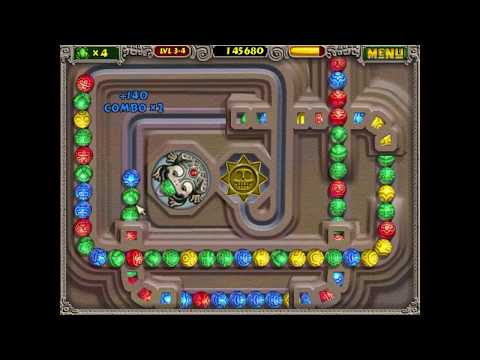 Zuma Deluxe. Passing all stages. Прохождение всех этапов Зума делюкс.  QST
