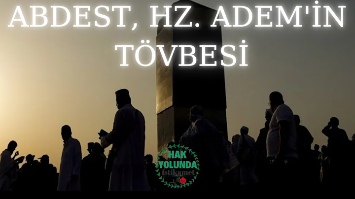 #abdest#tövbe ABDEST HZ.ADEM'İN TÖVBESİDİR.