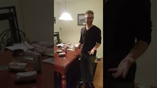 My empty beer can magic trick!