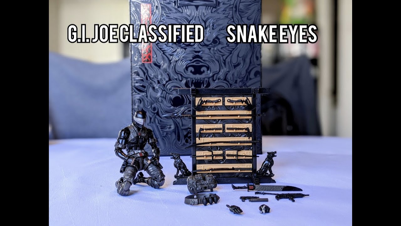 G I Joe Classified Series Snake Eyes Deluxe Hasbro Pulse