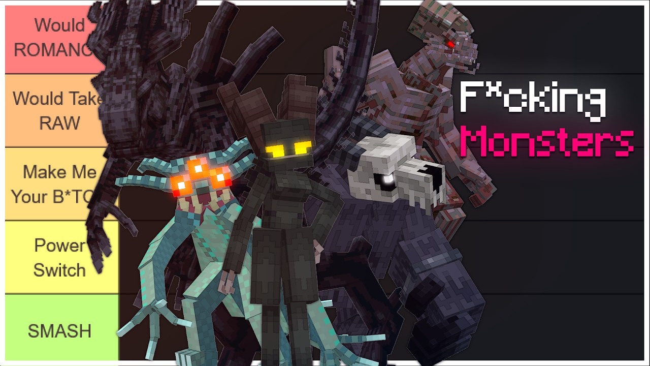 Ultimate Monsterf*cker Tierlist: Minecraft Horror Mods