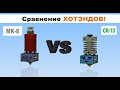 Сравнение хотэндов MK-8 и CR-10 Hotend PRO. В 2021 лучше выбрать NF Smart- CR10