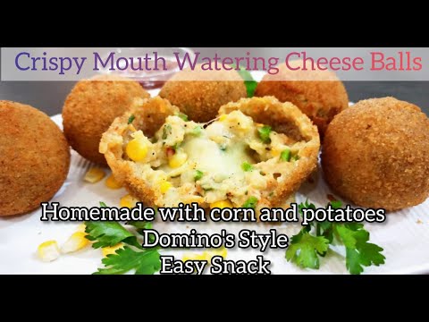 How to Make Crispy Cheese Balls at Home CAFE STYLE Recipe