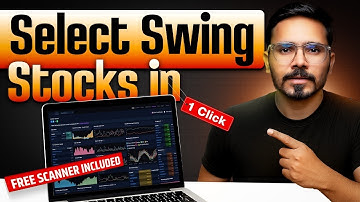 Select Stocks In 1 Minute With Free Scanner | Swing Trading Video
