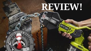 Ryobi 18v Cordless Bolt Cutter Review (P592) #boltcutter #ryobitools #newtools