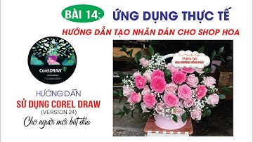 Bài 14: Hướng dẫn sử dụng CorelDraw (Version. 24) cho người mới.