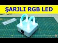 Ev Yapımı Şarjlı Rgb Led, Muhteşem Led Flaşör Yapımı (Making Great Led Flasher With Rgb Led, dıy)