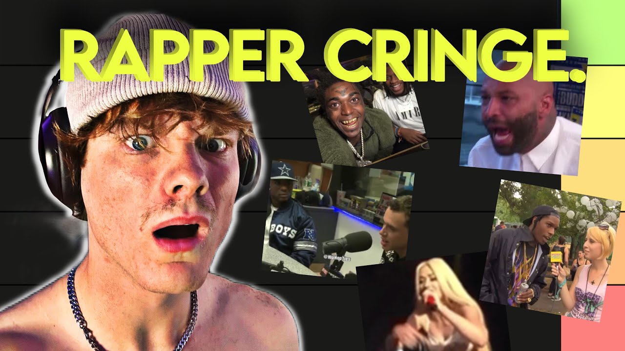 TIER LISTING RAPPERS CRINGIEST MOMENTS YouTube