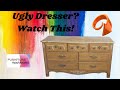 DIY Dresser Makeover With Behr Chalk Paint and Liquid Sandpaper | Trash to Treasure