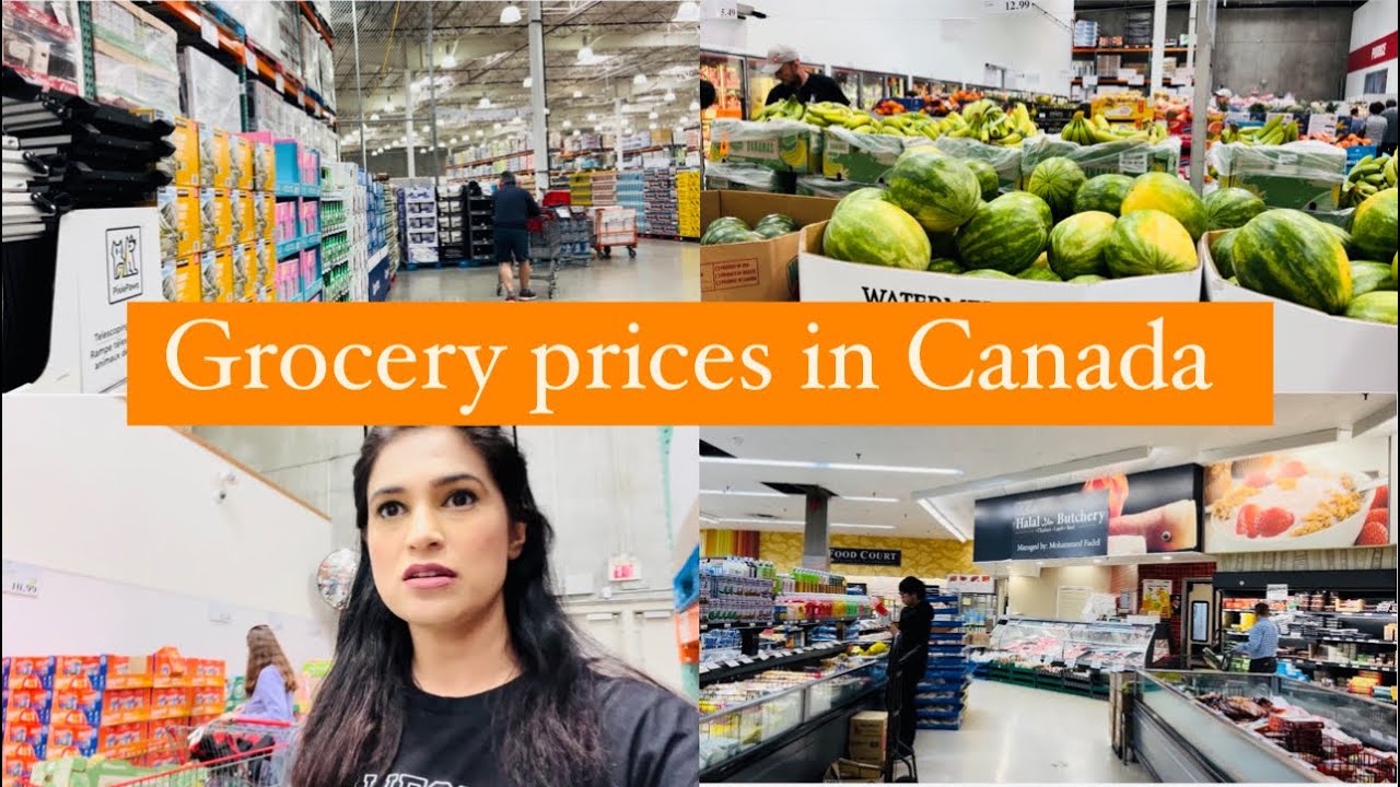 Grocery prices in Canada YouTube