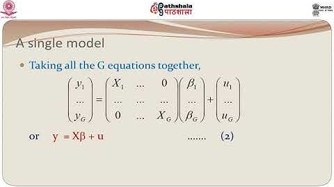 M-09. The seemingly uncorrelated regression models