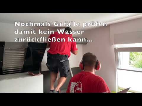 Kernbohrung für Abluft
