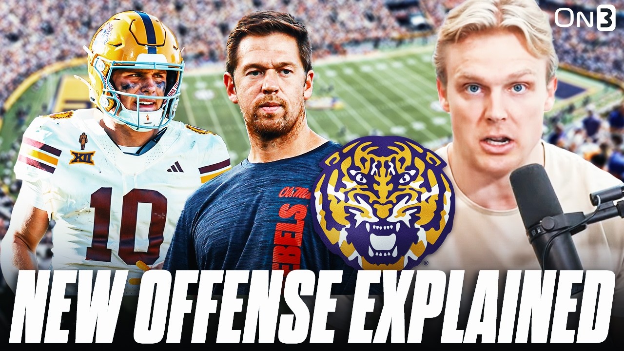 Объяснение новой атакующей схемы команды LSU Tigers.