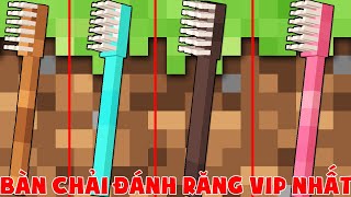 Minecraft, Nhưng Noob Sở Hữu Bàn Chải Đánh Răng Vip Nhất! T Gaming Đánh Răng Toàn Thế Giới Minecraft