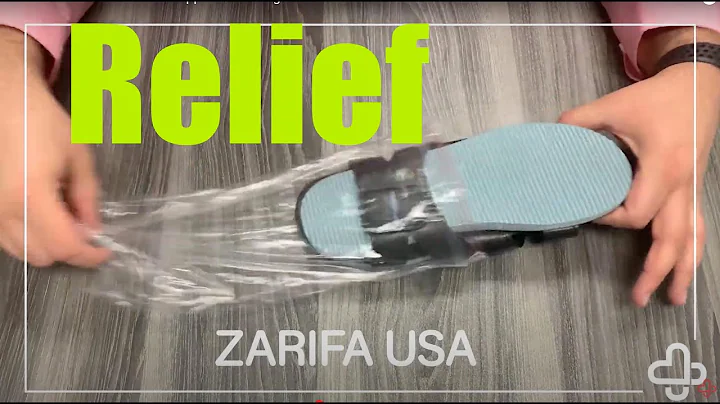 Foot Massage Slippers TENS and EMS Slippers Unboxing - Zarifa USA