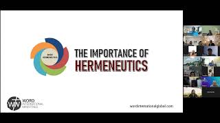Basic Hermeneutics Session 3 Introduction