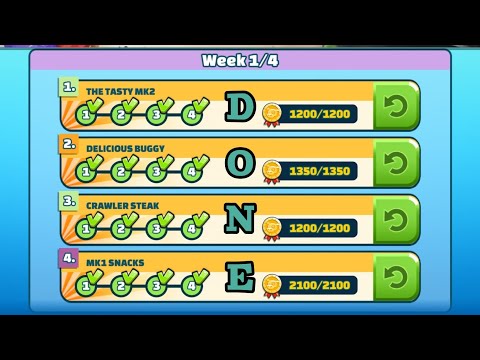 LHCA - CARNIVORE CRUNCH, Week 1/4 - Lego Hill Climb Adventures