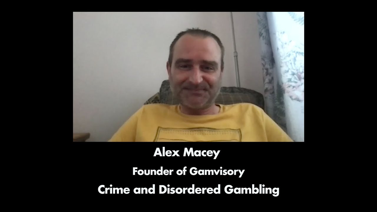 Alex Macey, Founder of Gamvisory - Crime and Disordered Gambling - YouTube