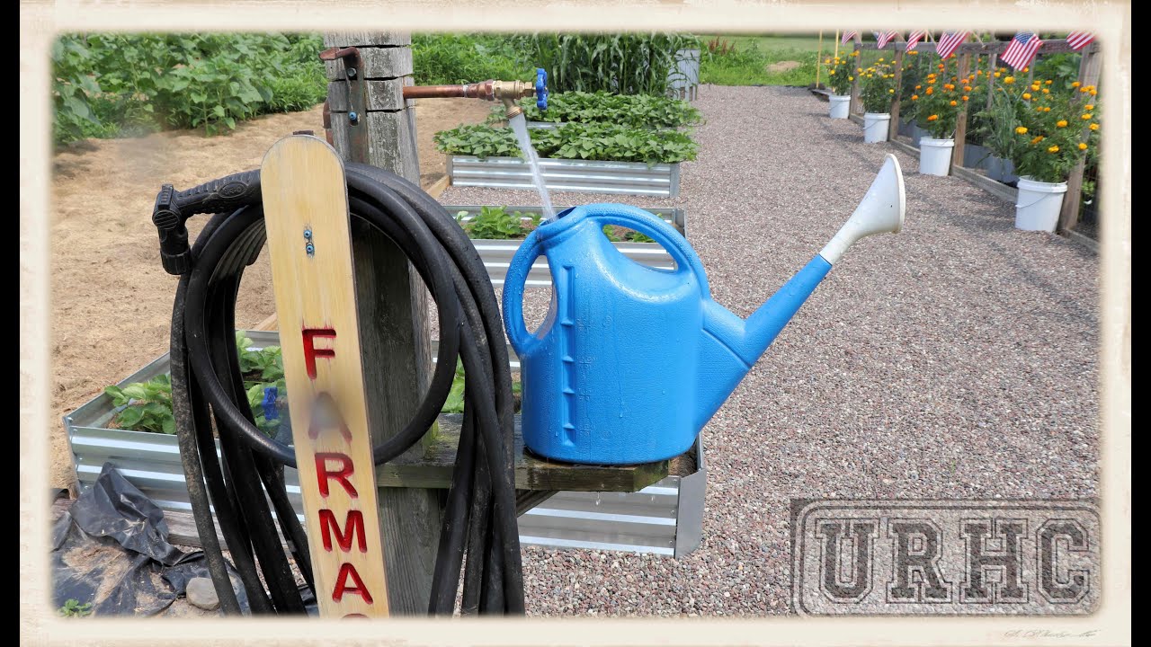 Garden 2021 Part10 Extending The Water Line YouTube