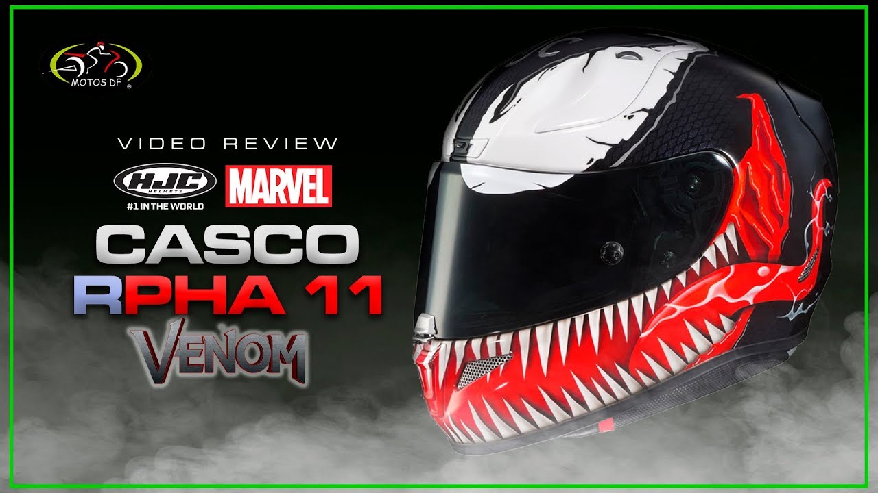 Accidental cuerno Cadena Casco HJC RPHA11 Venom - MOTOS DF - YouTube