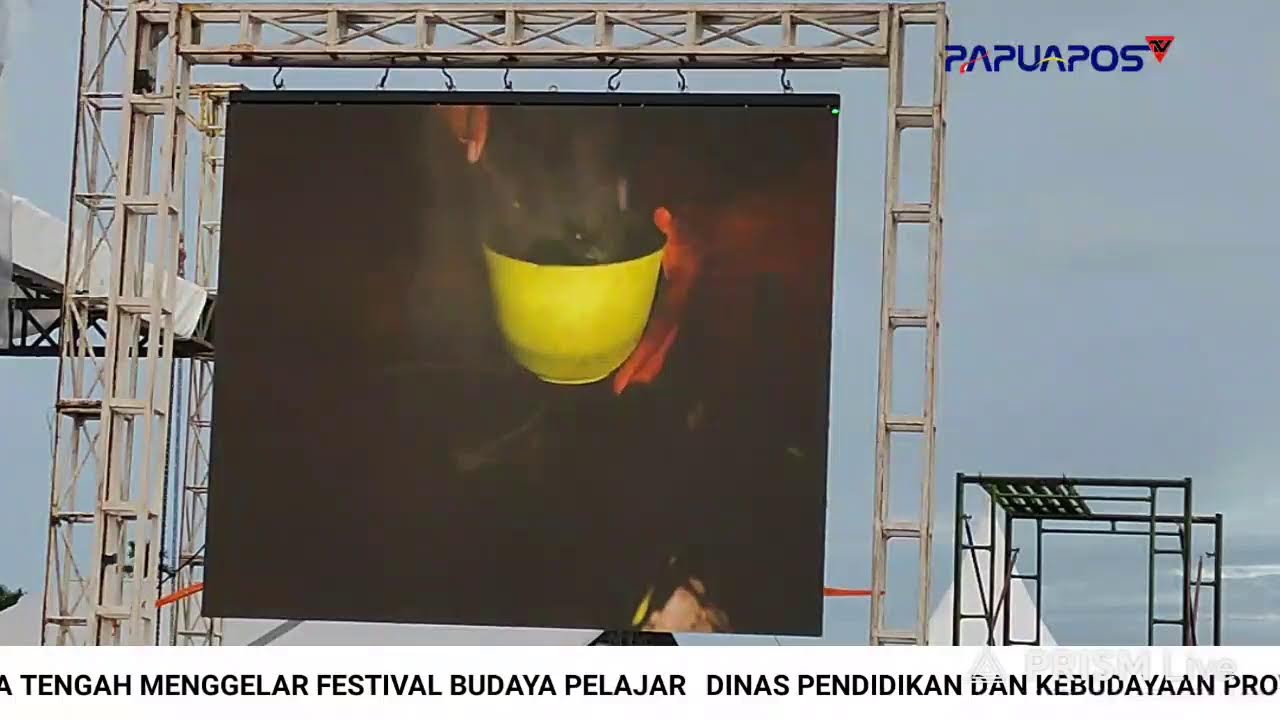 Siaran langsung PapuaposTV: Disdikbud Provinsi Papua Tengah Menggelar Festival Budaya Pelajar