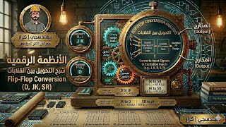 الأنظمة الرقمية | التحويل بين القلابات (Flip-Flop Conversion) شرح بالتفصيل لكل الأنواع