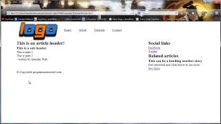 HTML5 and CSS3 beginners tutorial 40   creating a website layout part 7   YouTube 2