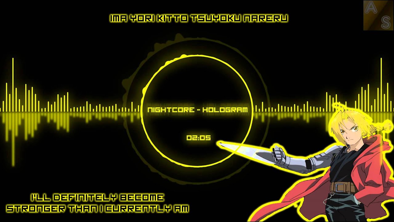 「Nightcore」- Hologram [Lyrics]