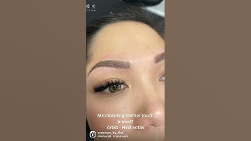 Microblading feather touch brows!!! #featherbrows #lashes #browstylist #beauty #justbrowsin #lash