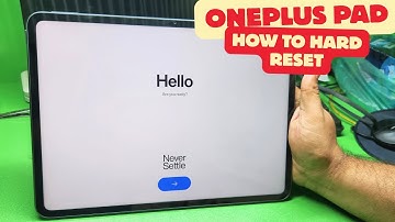How to Hard Reset OnePlus Pad ! Remove Screen Lock | Wipe Data/Factory Reset -oneplus pad hard reset