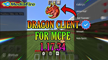 Dragon Client For MCPE 1.17.34