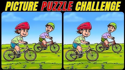 [Spot the difference] Picture puzzle challenge #1 || #spotthedifference @funwithpuzzleofficial