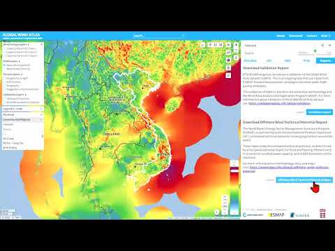 Video Global Wind Atlas 3.1 - Tutorial part 2 - youtube