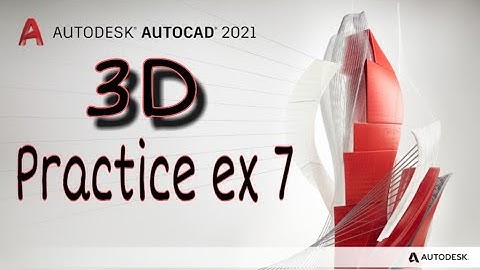 3D Practice Ex 7 / Syncronise Cad / Autocad / Abhishek vishal / Like & Sub